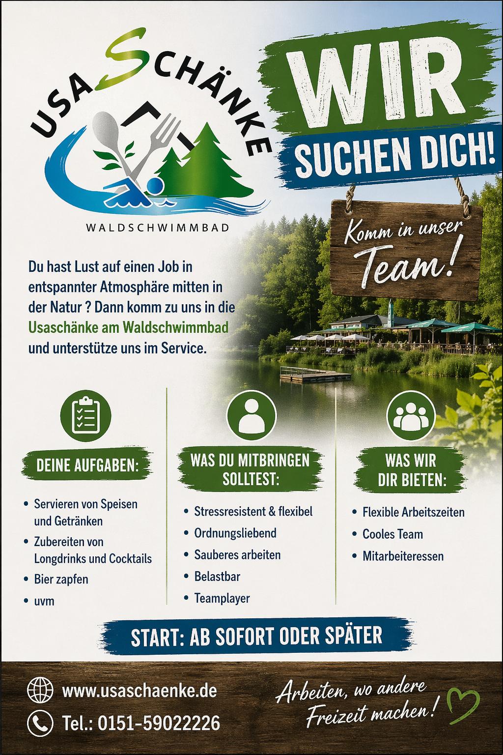 Bedienung gesucht